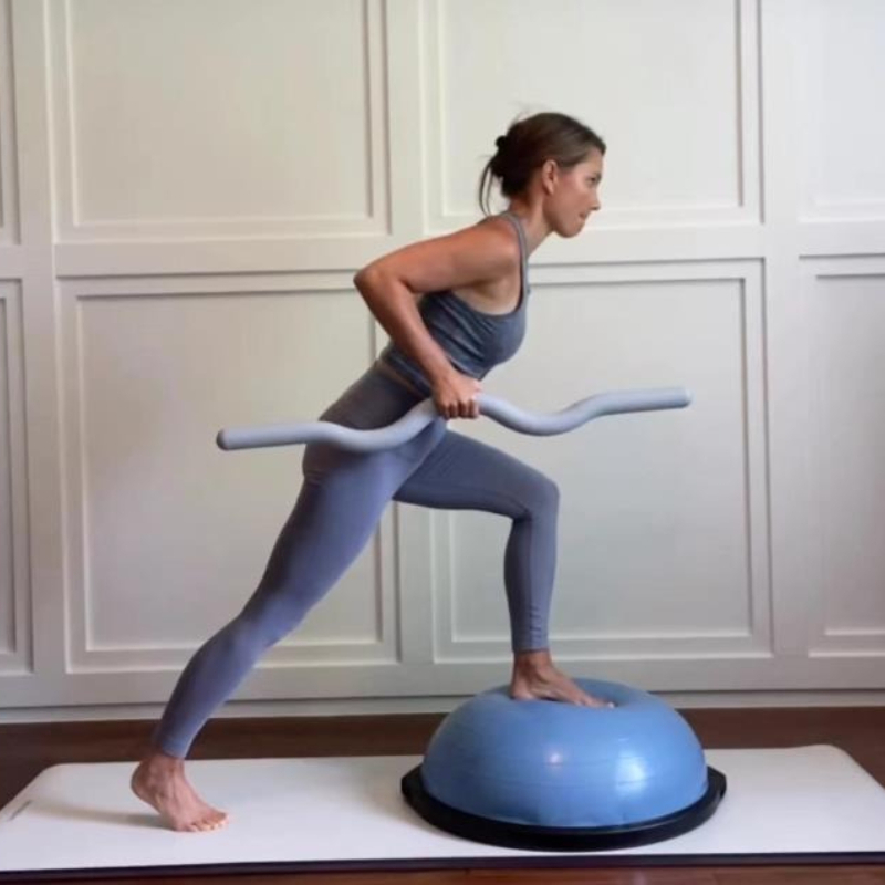 Home Gym Yoga - Barra de Pilates com Peso e