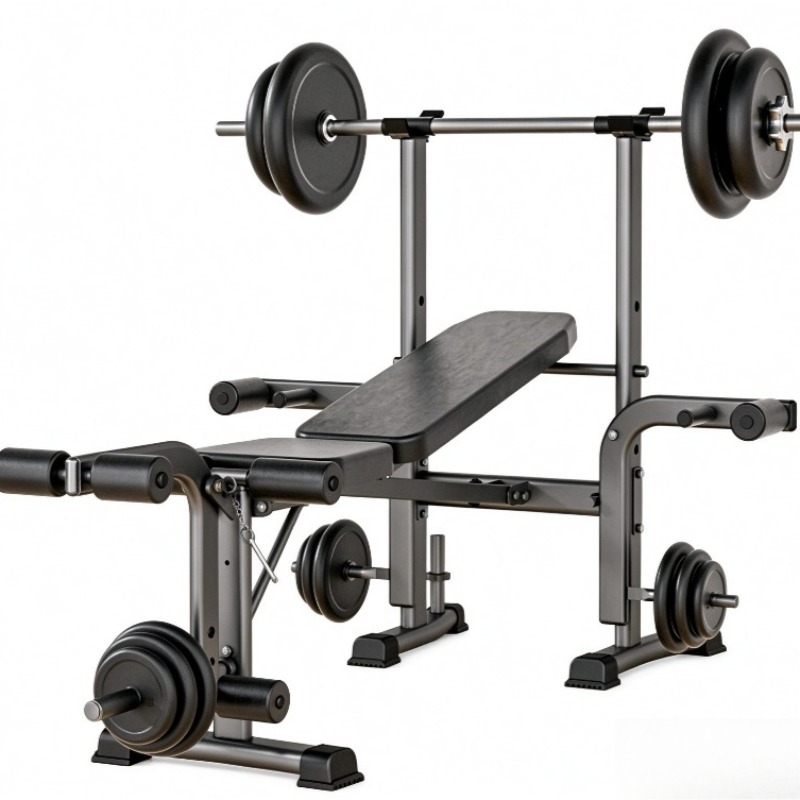 All In One Gym Home Equipment - Novo banco de musculação multifuncional, dobrável,