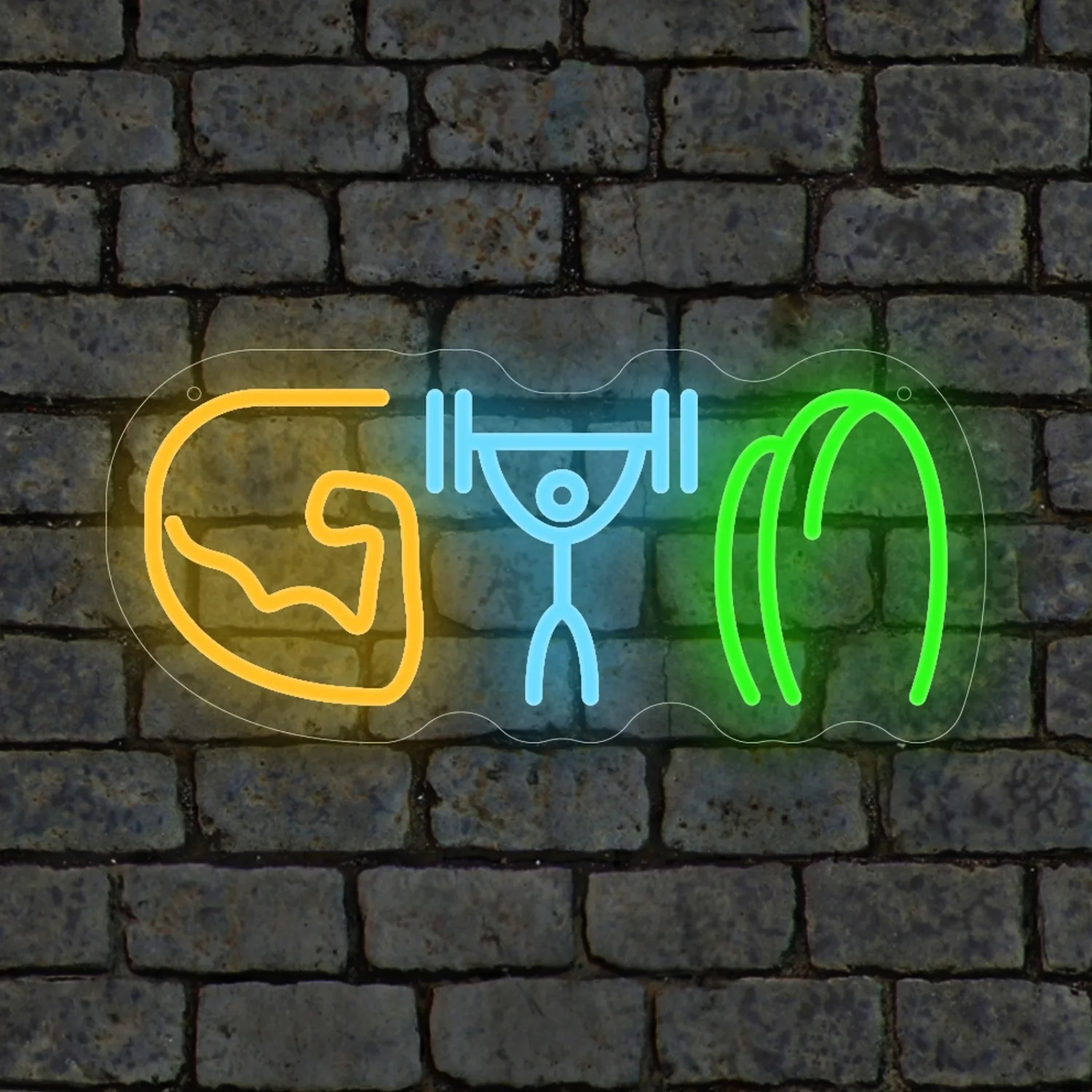 Letreiro Neon de Academia, Lev - Home Gym Neon Sign avaliação e preço