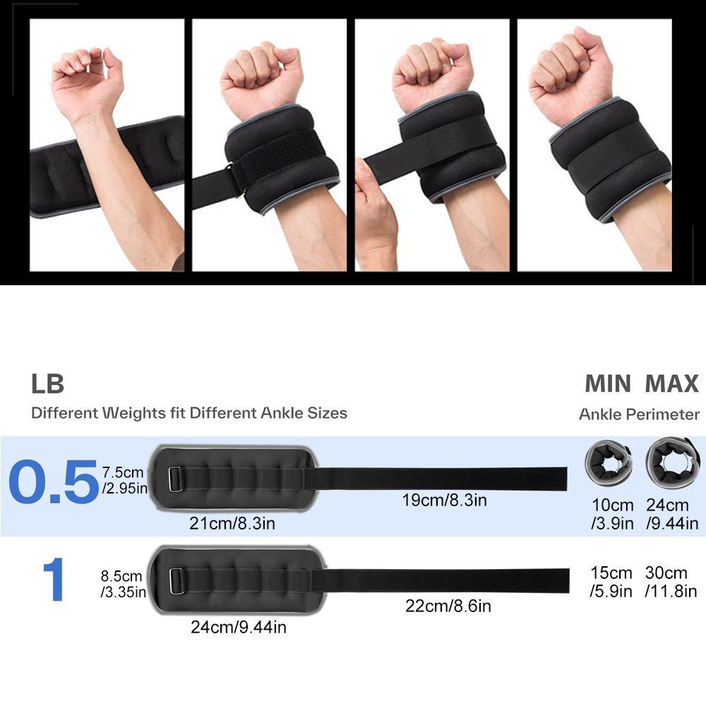 1 Par de Pesos para Punho e To - Home Gym Yoga avaliação e preço