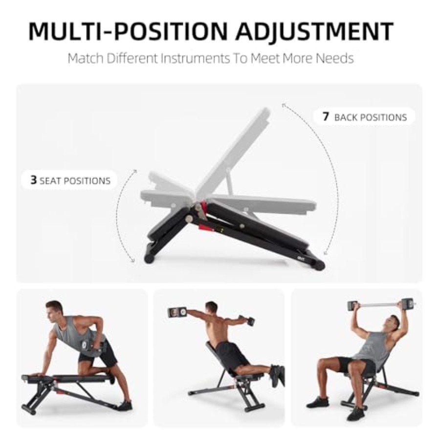 Banco de musculação ajustável  - Leg Home Gym Workout avaliação e preço