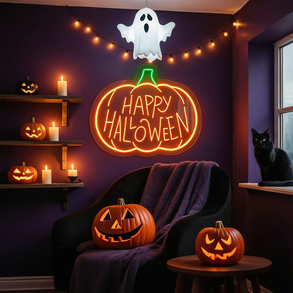 Letreiro Neon de Halloween Per - Home Gym Neon Sign avaliação e preço