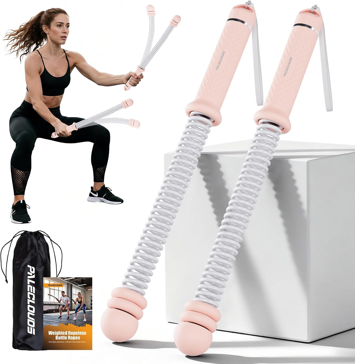 Corda de Batalha Portátil Sem  - Home Gym Portable avaliação e preço