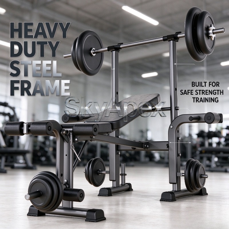 Novo banco de musculação multi - All In One Gym Home Equipment avaliação e preço