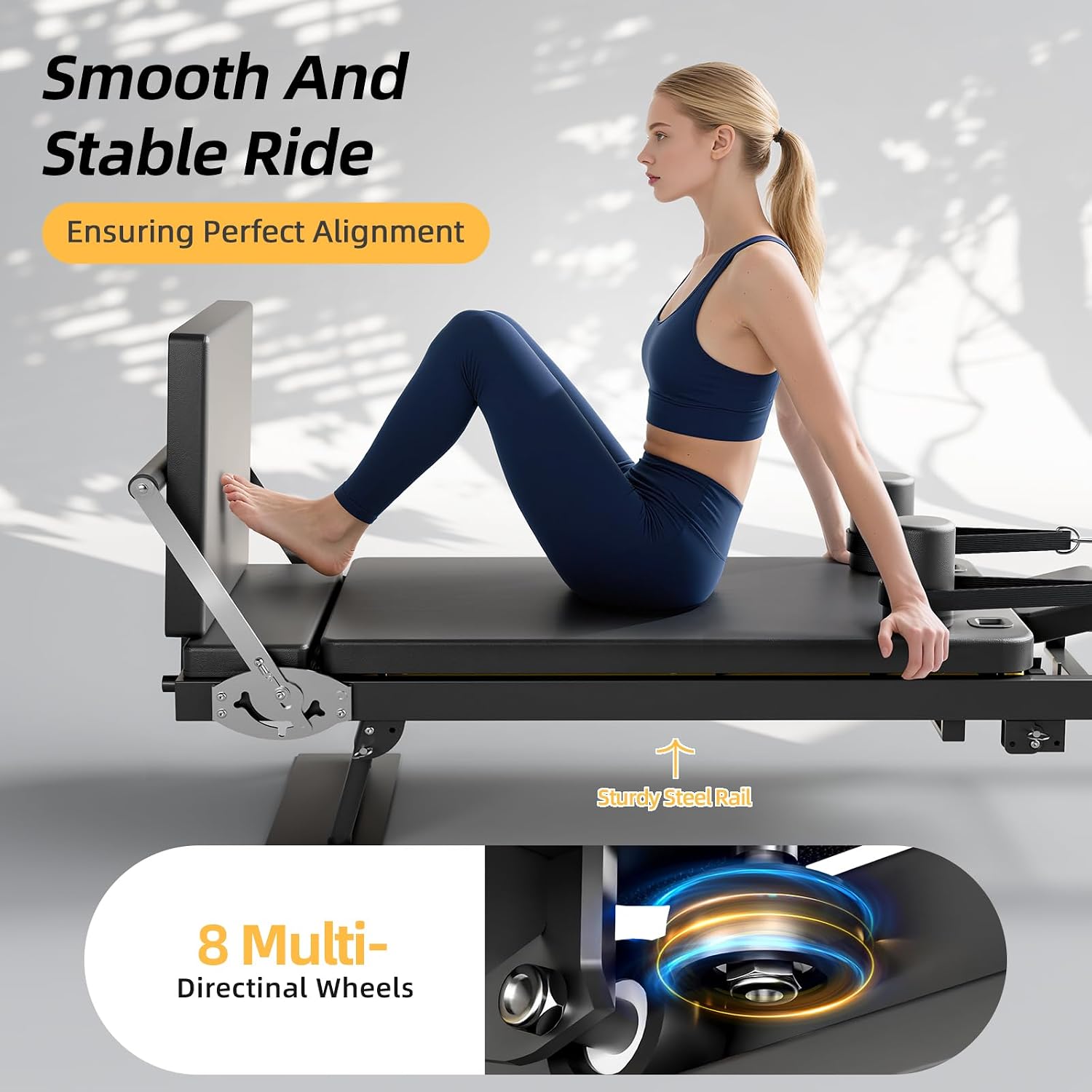 Máquina de Pilates Dobrável, E - Leg Home Gym Workout avaliação e preço